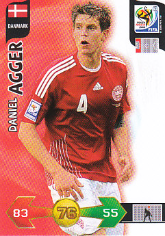 Daniel Agger Denmark Panini 2010 World Cup #78